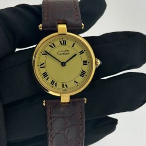 RELOJ ELEGANTE CARTIER VERMEIL MUST