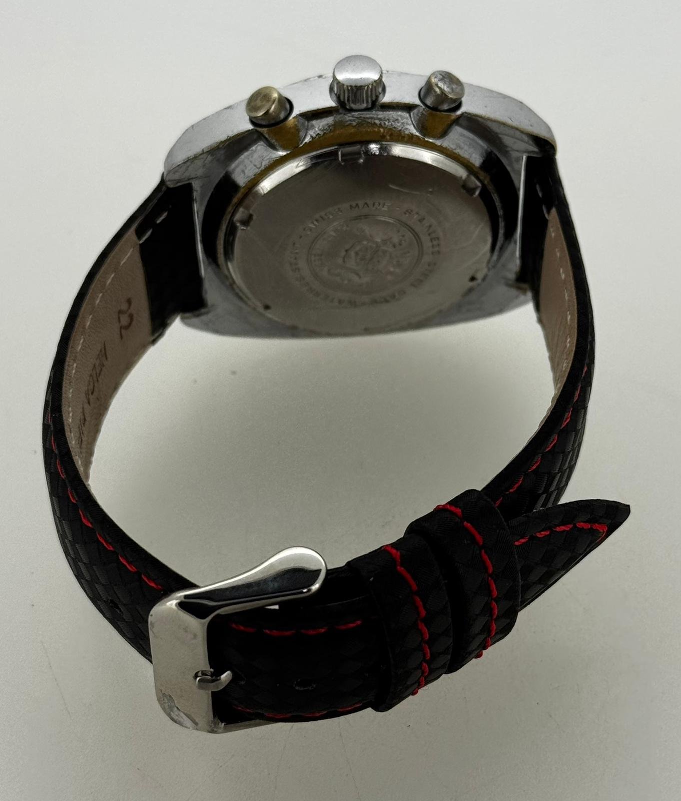 Reloj de pulsera Sicura con cronógrafo y 17 rubíes. - Imagen 6