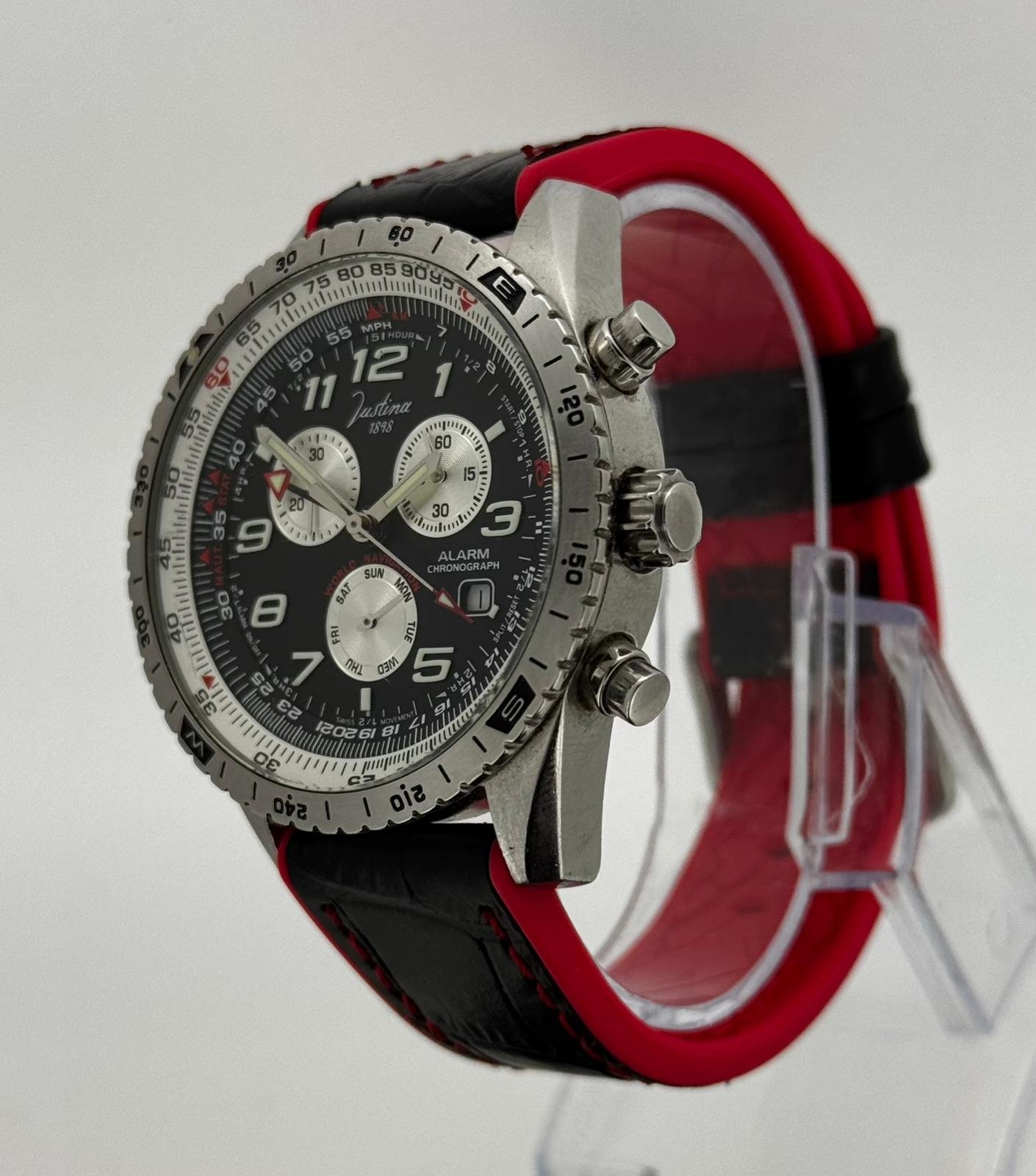 RELOJ JUSTINA CON DISEÑO CRONOGRAFO - Imagen 3