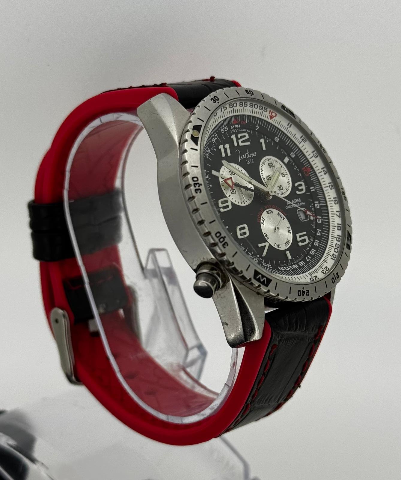 RELOJ JUSTINA CON DISEÑO CRONOGRAFO - Imagen 4