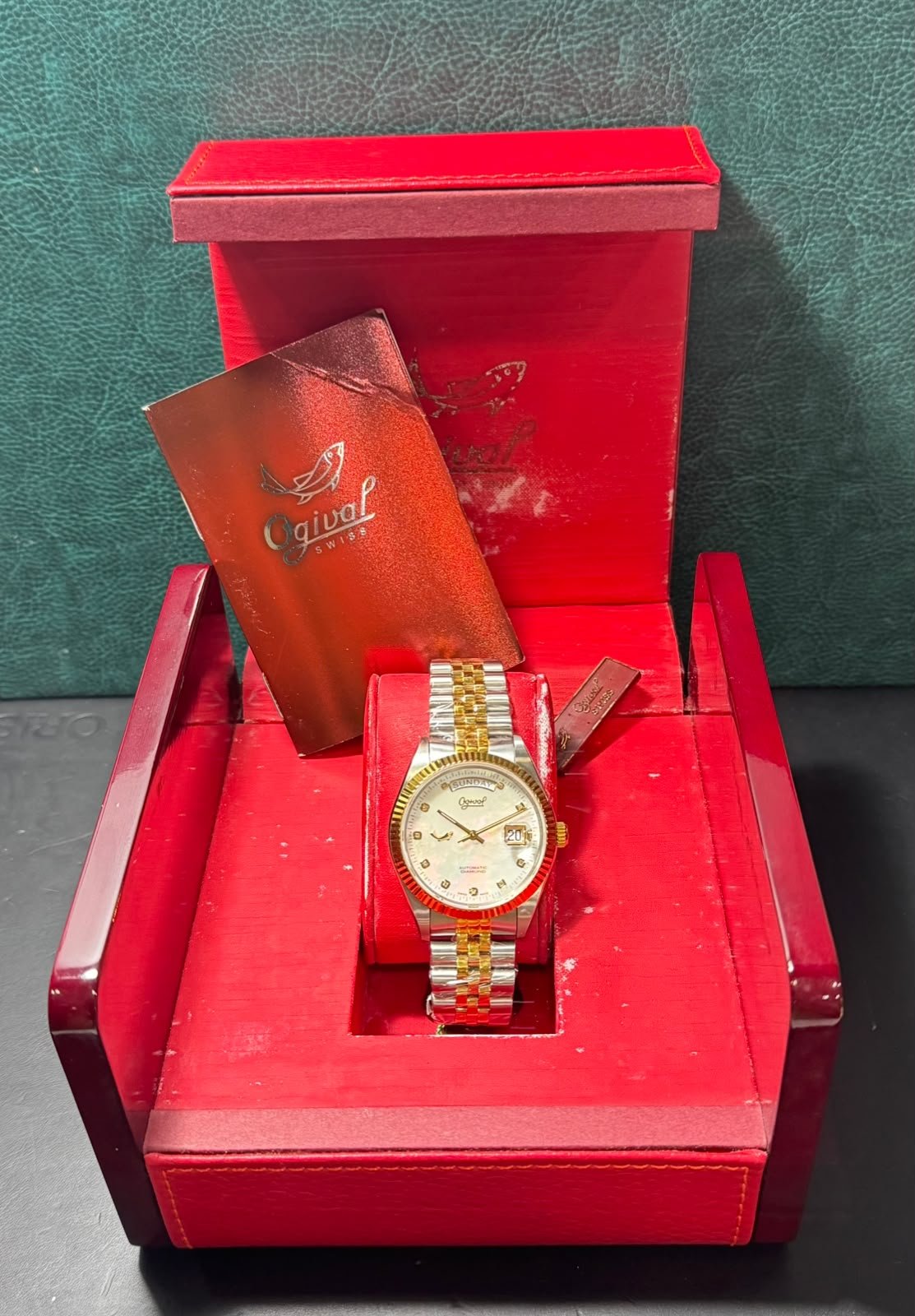 RELOJ OGIVAL DAYJUST OYSTER DAY DATE