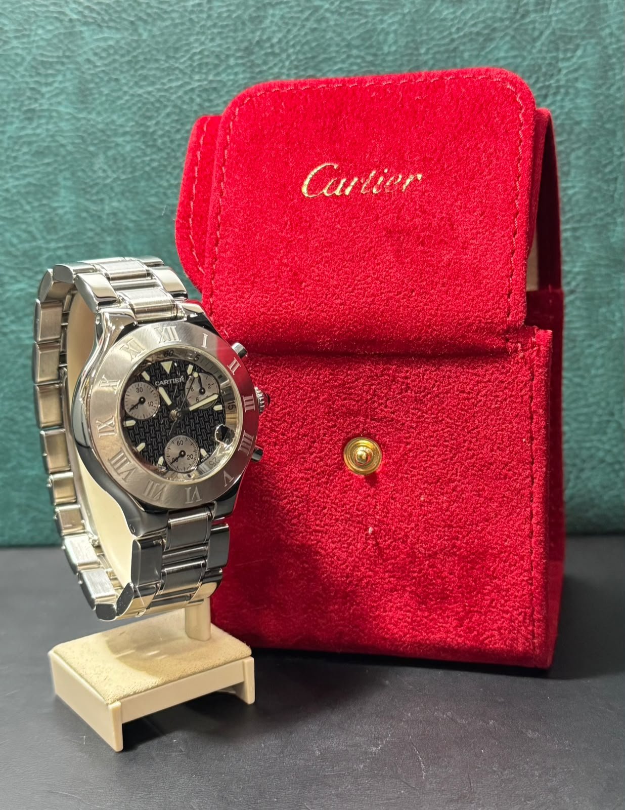 RELOJ CARTIER 21 CRONOGRAFO - Imagen 2