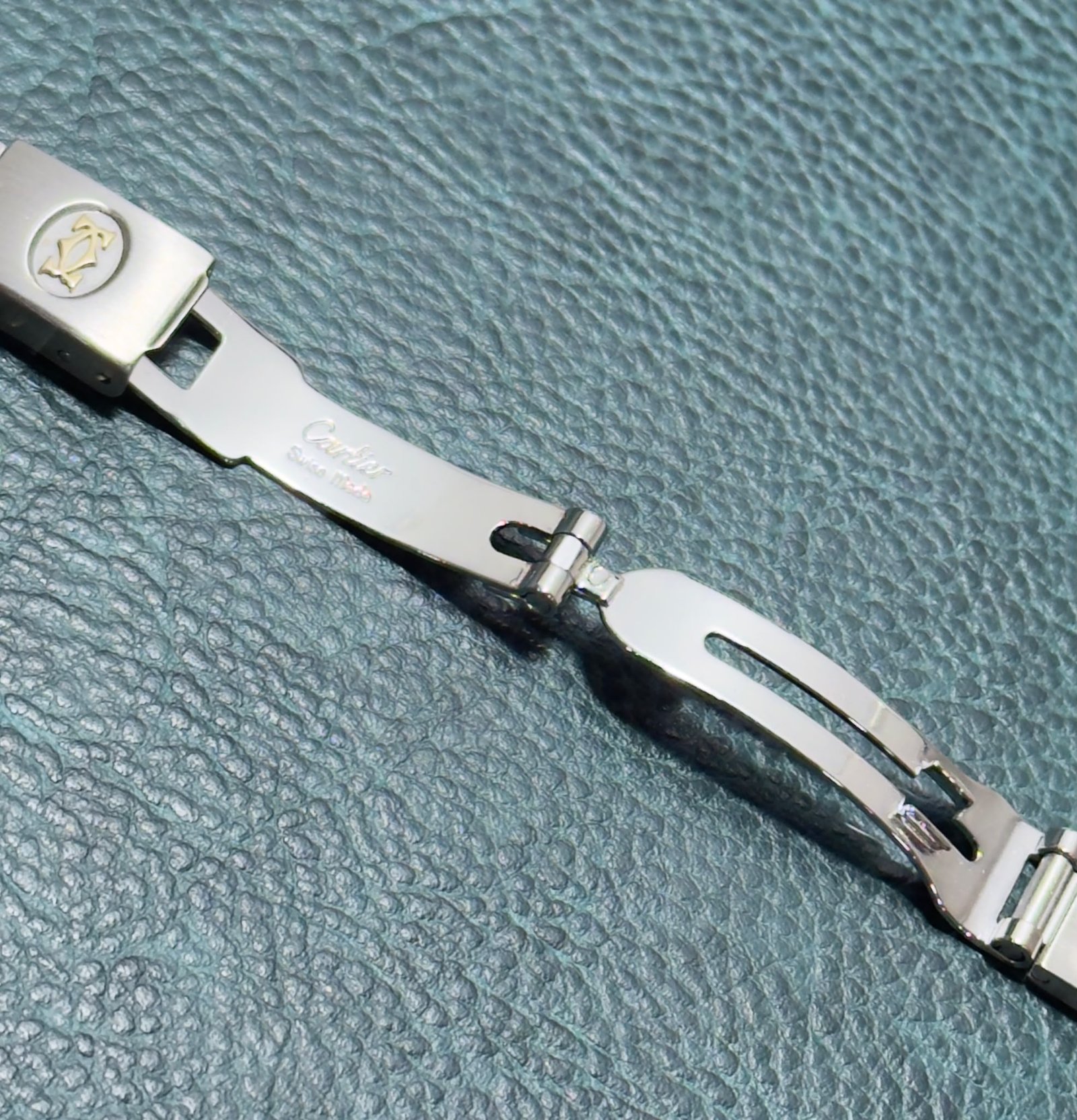PULSERA CARTIER ACERO Y ORO 12 MM - Imagen 2